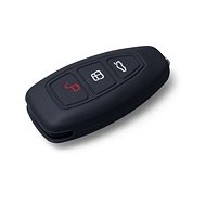 Ochranné silikonové pouzdro na klíč pro Ford bez vystřelovacího klíče, barva černá - Obal na klíče od auta