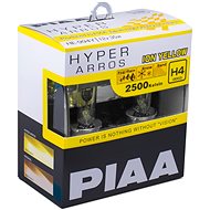 PIAA Hyper Arros Ion Yellow 2500K H4 - teplé žluté světlo 2500K pro použití v extrémních podmínkách - Autožárovka