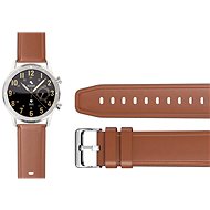 Řemínek Aligator Watch 22 mm kožený řemínek hnědý