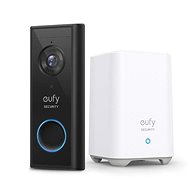 Eufy Video Doorbell 2K black (Battery-Powered) + Home base 2 - Videozvonek