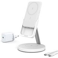 Anker PowerWave Mag-Go 2-in-1 Stand 5K White