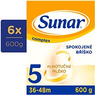 Kojenecké mléko Sunar Complex 5 dětské mléko, 6× 600 g - Kojenecké mléko