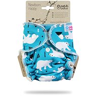 PETIT LULU  Novorozenecká plenka - polární medvědi - Plenkové kalhotky