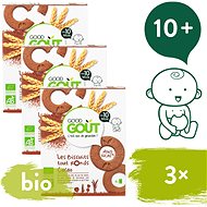 Good Gout BIO Kakaová kolečka 3× 70 g  - Sušenky pro děti