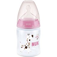 Kojenecká láhev NUK FC+ lahev s kontrolou teploty 150 ml růžová