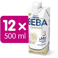 BEBA COMFORT 3 HM-O Liquid 12× 500 ml - Tekuté kojenecké mléko