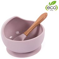 Bo Jungle silicone bowl with suction cup and spoon - pink - Snack Box