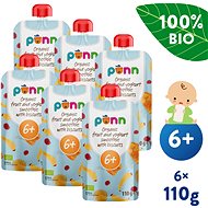 Kapsička pro děti SALVEST Ponn BIO Ovocné smoothie s jogurtem a sušenkami 6× 110 g