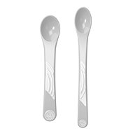 Children's Cutlery TWISTSHAKE Feeding Spoon Set 4m + 2 pcs Pastel gray