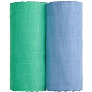T-tomi Látkové TETRA osušky blue + green, 2 ks - Dětská osuška