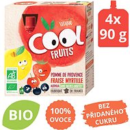 VITABIO Ovocné BIO kapsičky Cool Fruits jablko, jahody, borůvky a acerola 4× 90 g - Kapsička pro děti