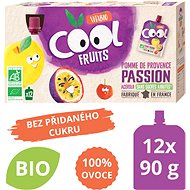 VITABIO Ovocné BIO kapsičky Cool Fruits jablko, maracuja, banán a acerola 12× 90 g - Kapsička pro děti