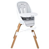 BabyGO CAROU 360° bílá - Jídelní židlička