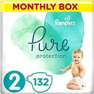 PAMPERS Pure Protection vel. 2 (132 ks) - Jednorázové pleny