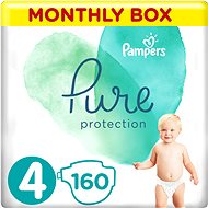 PAMPERS Pure Protection vel. 4 (160 ks) - Dětské pleny