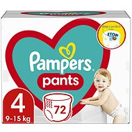 Plenkové kalhotky PAMPERS Pants vel. 4, Gaint Pack 72 ks