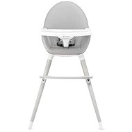 KINDERKRAFT Židlička jídelní FINI grey/white - Jídelní židlička