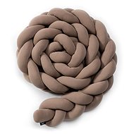 Eseco Pletený mantinel 180 cm, mocca - Mantinel do postýlky