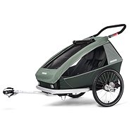 CROOZER KID FOR 2 PLUS Vaaya 2v1 Jungle Green 2020 - Dětský vozík za kolo
