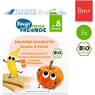 Freche Freunde BIO Křupavé oplatky - Banán a dýně 3× (6× 14) g  - Sušenky pro děti