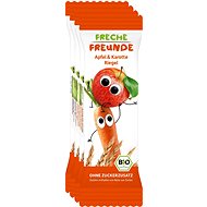 Freche Freunde BIO Ovocná tyčinka - Jablko a mrkev 4× 23 g - Sušenky pro děti