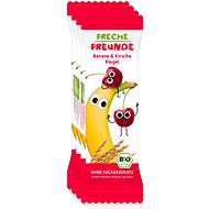 Sušenky pro děti Freche Freunde BIO Ovocná tyčinka - Banán a třešeň 4× 23 g