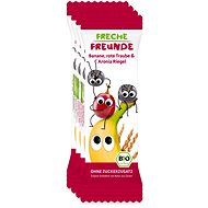 Freche Freunde BIO Ovocná tyčinka - Banán, hroznové víno a černý jeřáb 4× 23 g - Sušenky pro děti