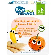 Sušenky pro děti Freche Freunde BIO Křupavé oplatky - Banán a dýně 6× 14 g