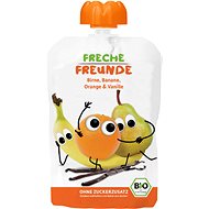 Freche Freunde BIO Kapsička Hruška, banán, pomeranč s vanilkou 100 g - Kapsička pro děti