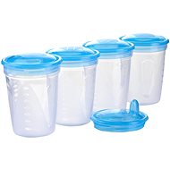 BabyOno Breast Milk Storage Containers 4 pcs - Food Container Set