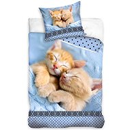 TIPTRADE Double-sided - Kittens in the Duvet, 140×200cm - Children's Bedding