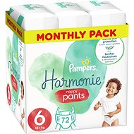 Plenkové kalhotky PAMPERS Pants Harmonie vel. 6 (4× 18 ks) - Plenkové kalhotky