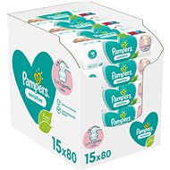 PAMPERS Sensitive Baby 15×80 pcs - Baby Wet Wipes