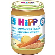 HiPP Karotka s bramborami a lososem od uk. 4. měsíce, 190 g - Příkrm