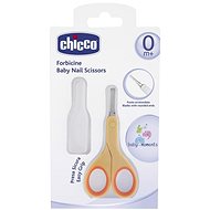 Chicco nůžky s kulatou špičkou - oranžová - Dětské nůžky na nehty