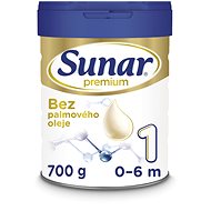 Sunar Premium 1 Počáteční kojenecké mléko 700 g  - Kojenecké mléko