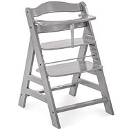 HAUCK Alpha+  dřevená židle Grey - Jídelní židlička