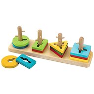 EDUSHAPE dřevěné puzzle - Vzdělávací hračka