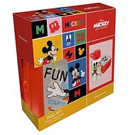 Disney svačinový set Mickey Mouse, láhev a krabička na oběd
