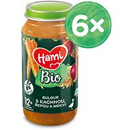 Hami BIO Bulgur s kachnou, řepou a mrkví 6× 250 g - Příkrm
