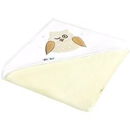 AKUKU baby towel 80 × 80 beige with owl