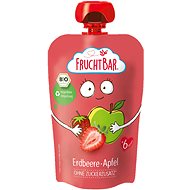 FruchtBar BIO ovocná kapsička s jablkem a jahodou 100 g - Kapsička pro děti