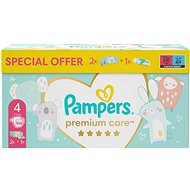PAMPERS Premium Care dárkový box vel. 4 (104 ks) + ubrousky Aqua Pure 48 ks - Jednorázové pleny