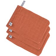 Lässig Muslin Wash Glove Set Rust 13 × 22 cm, 3 ks - Žínka