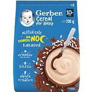 GERBER Cereal mléčná kaše Dobrou noc kakaová 230 g - Mléčná kaše