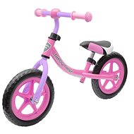 BABY MIX dětské odrážedlo kolo Twist růžovo-fialové - Odrážedlo