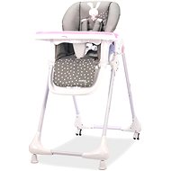 ASALVO Baby jídelní židle rabbit pink - Jídelní židlička