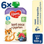 Hami Lesní ovoce s jogurtem 6× 100 g - Kapsička pro děti