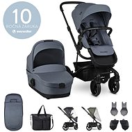 EASYWALKER Set XXL Harvey3 Steel Blue with Accessories - Baby Buggy