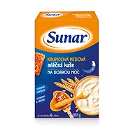 Sunar mléčná kaše na dobrou noc krupicová medová 225 g - Mléčná kaše